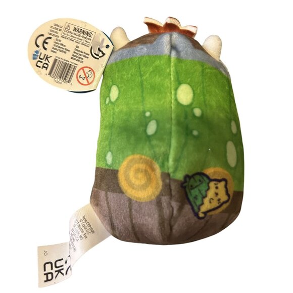 Cows Vs Aliens & Cats Vs Pickles 4" Bean Bag Plush Toys Rainbow Cow & Viking Pi - Picture 4 of 5